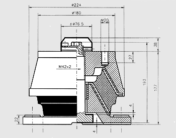 Heavy Duty trillingsdemper schematisch 2